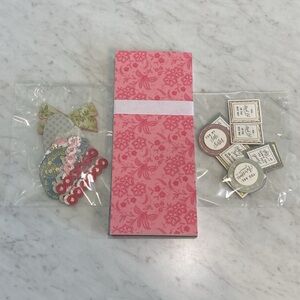 Anna Griffin Paper Sneakers Card Bases, Sentiments and Embellishments NEW